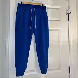 FIGS Zamora Jogger Scrub Pants in Royal Blue- Size Small Petite